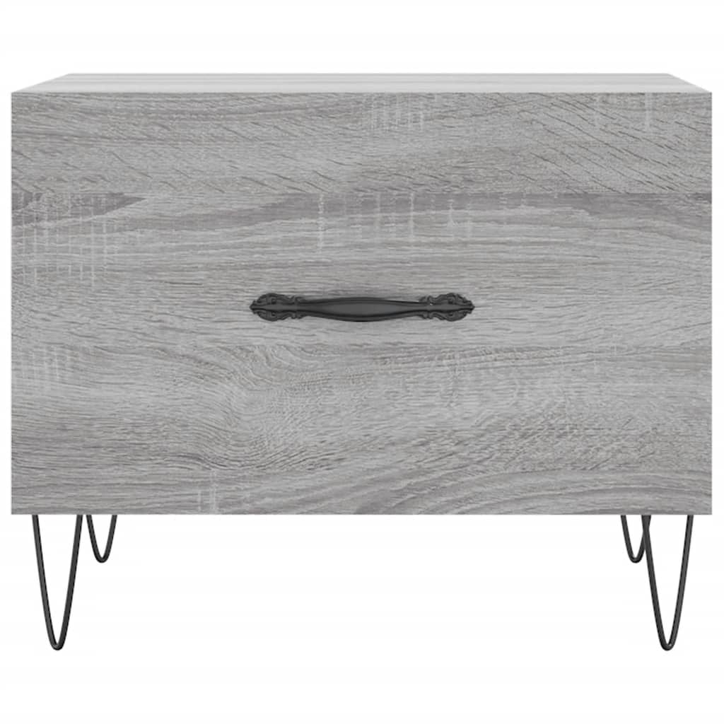 Coffee Table, Grey Sonoma Oak, 50x50x40 Cm