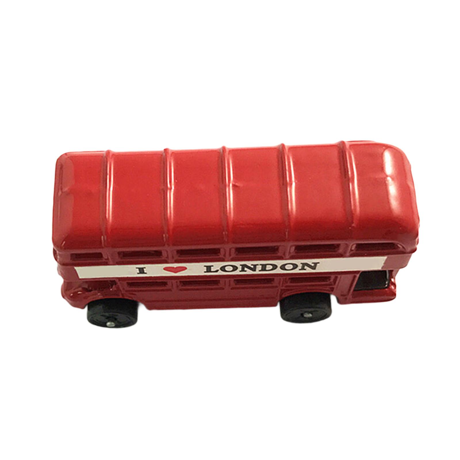 

Магнит на холодильник Уникальный Сплав цинка Лондонский Автобус Телефонная Будка Магниты на холодильник Долговечность Для украшения дома 1