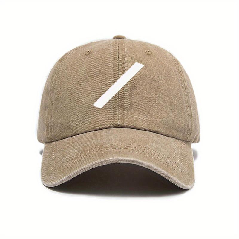 

Washable Large Head Hat with Wide Brim Sun Protection Peaked Cap for Women High-end Baseball Cap for Men бежевий