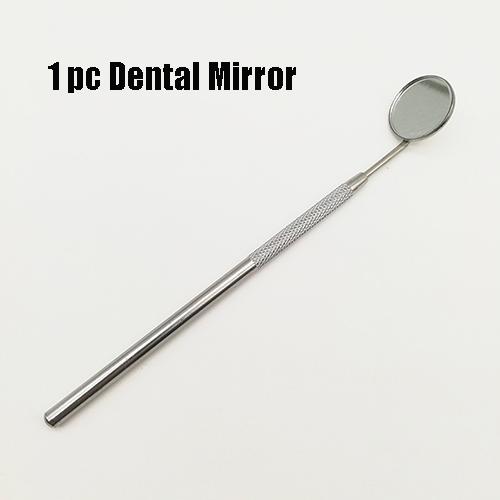 3Pcs Stainless Steel Dental Tools Kit Teeth Whitening Dentist Pick Scaler Mouth Mirror Lab Tools