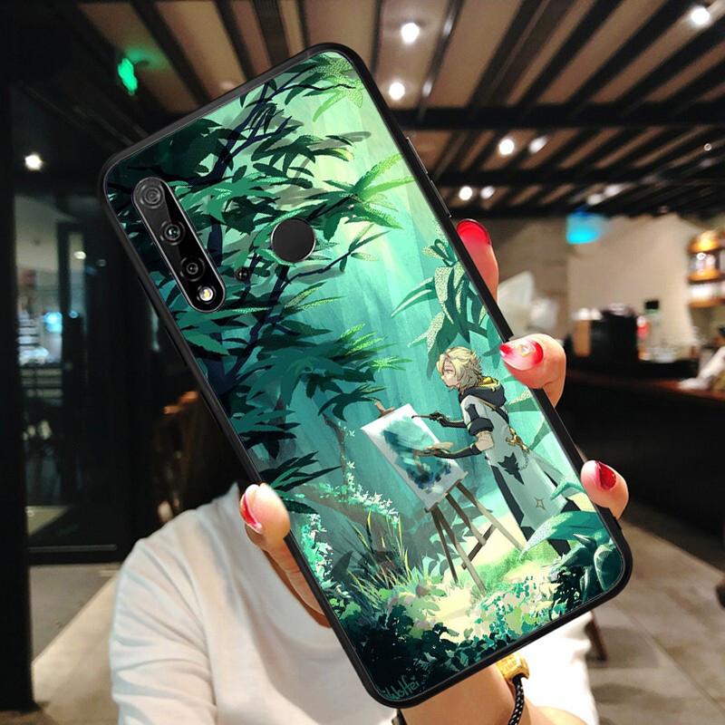 Genshin Impact Game Yan Fei Phone Case For Huawei P50 Pro P30 P40 Lite P40Pro P20 lite P10 Plus Mate 20 Pro Mate20 X