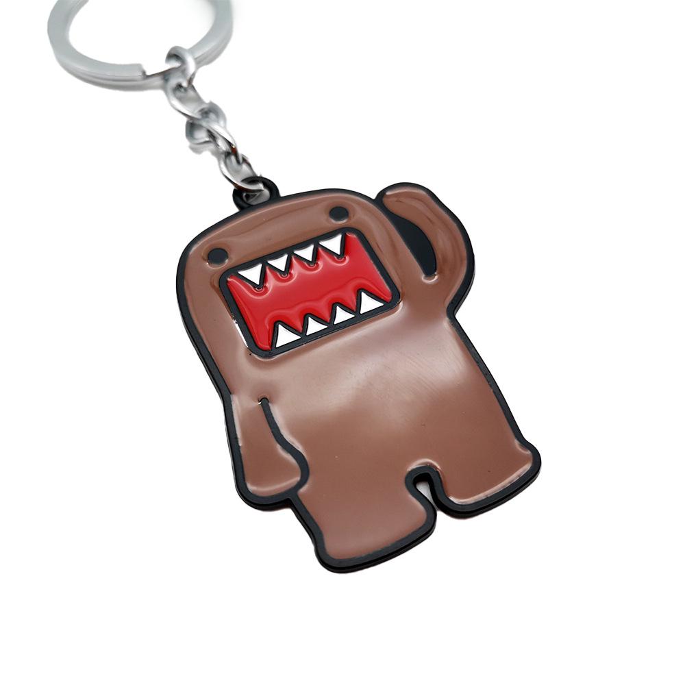 Domo-kun Kreslený Kovový Přívěsek na Klíče Ozdoba