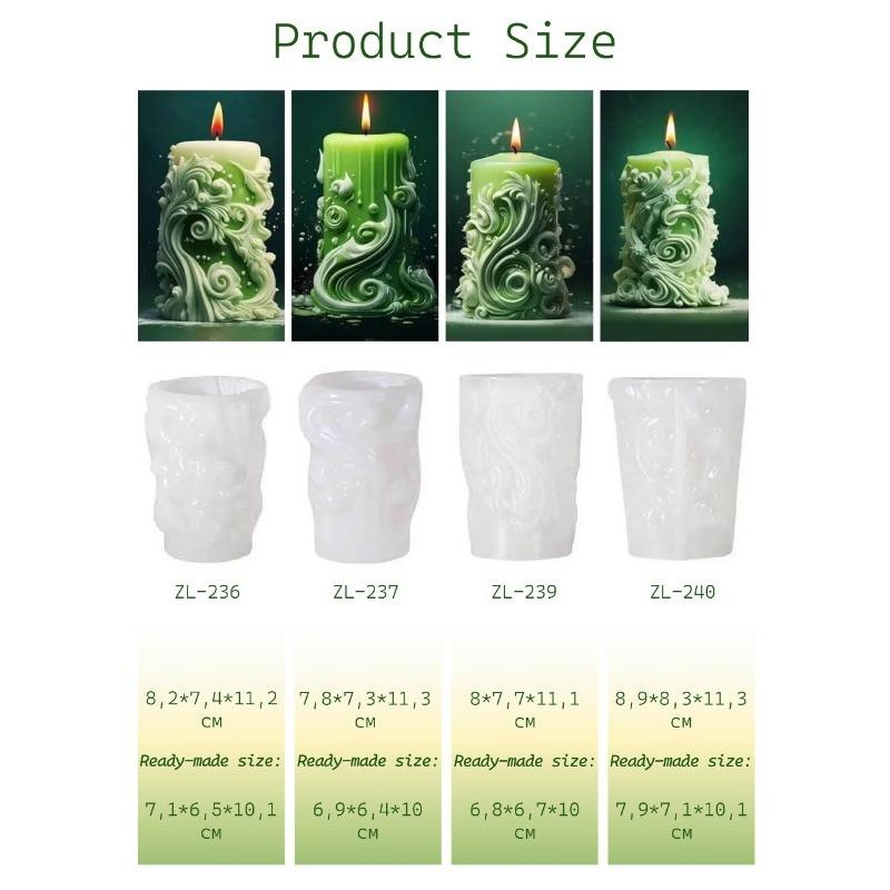 Silicone Candle Mold | Reusable Food-Grade Silicone for DIY Candle Making
