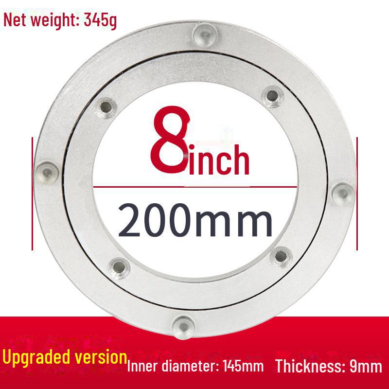 Aluminum Alloy Rotating Glass Turntable Dining Table Stand