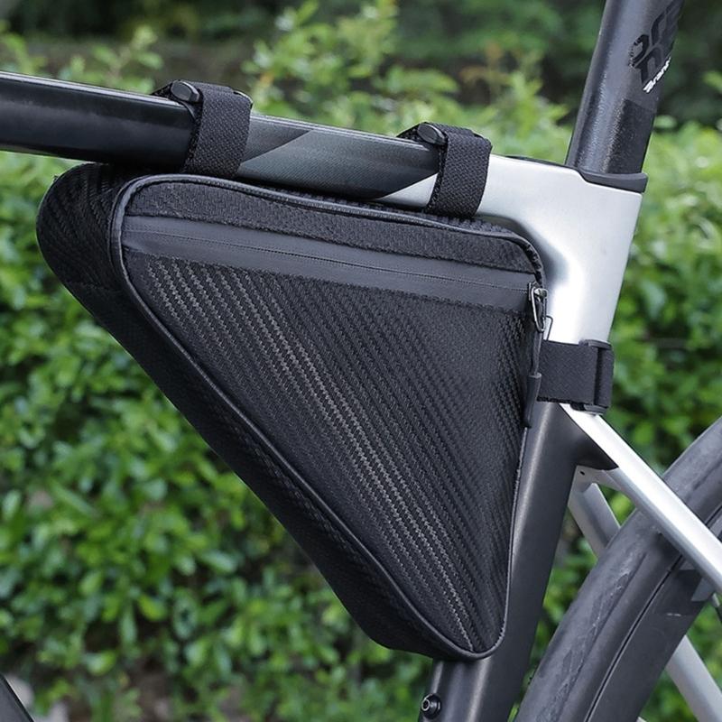 Road Bikes Front Frame Bag Waterproofs Bicycles Frame Bag Bicycles Front Top Tube Bag Triangular Storage Pouches