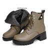 Fashion AIYUQI Ankle Boots Women Winter 2024 New Genuine Leather Natural Wool Warm Mom Boots Non-slip Large Size Women Snow Boots