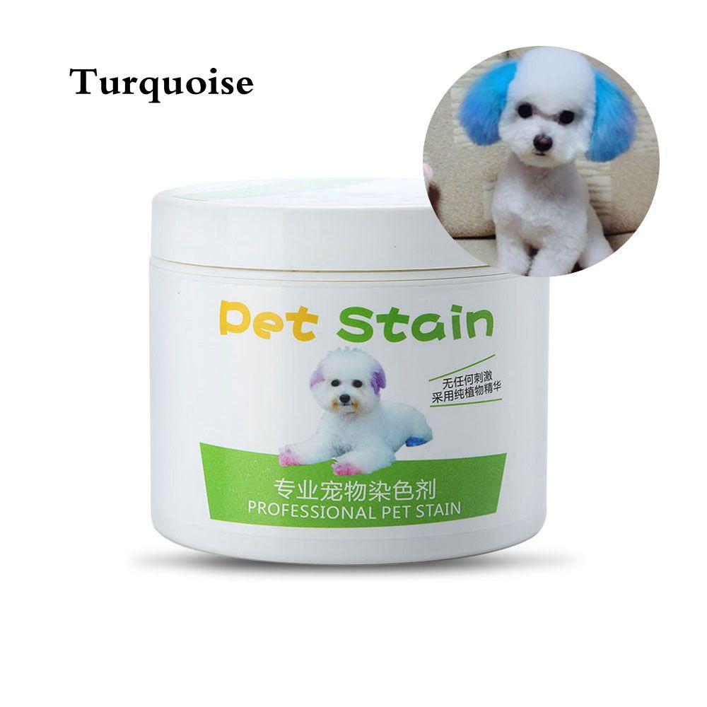 100g Semi-permanente Haarfärbcreme für Hunde, hochpigmentiert, bunte Hundefell-Aufhellung, Farbstoff-Pigment-Zubehör für Zuhause