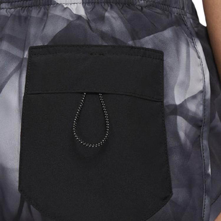 Nike Run Division Tempo Reflective Logo Shadow Print Woven Running Shorts Women Shorts Black DA1077-010