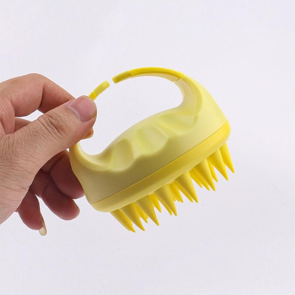 1Pcs Hair Care Tool Bath Massage Brush Multifunctional Shower Brush Comb Silicone Shampoo Brush