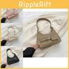 Trendige Canvas-Achseltasche für Damen in Schwarz, Weiß, Rosa und Khaki – Stilvolles Design