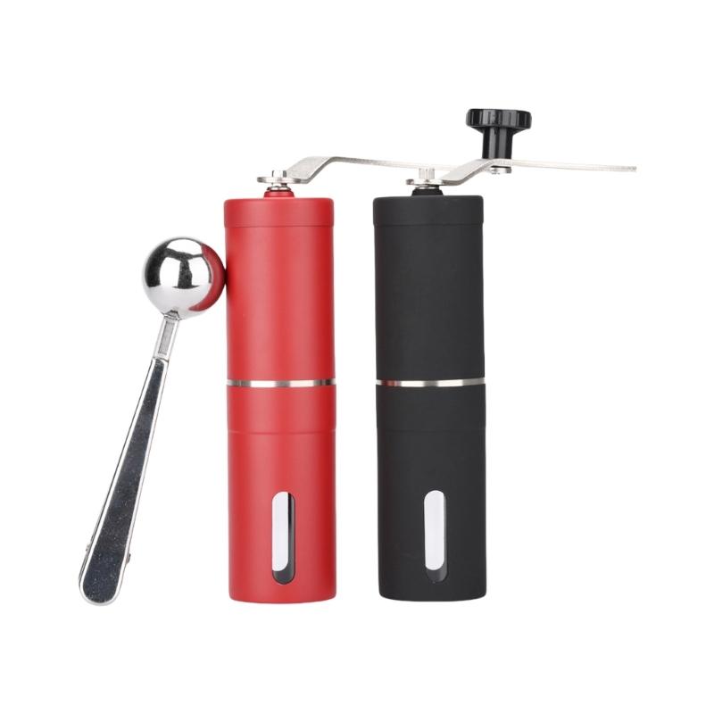 Efficient Manual Coffee Grinder Rusts Resistant Stainless Steels Espresso Grinding Machine for Home and Office Use