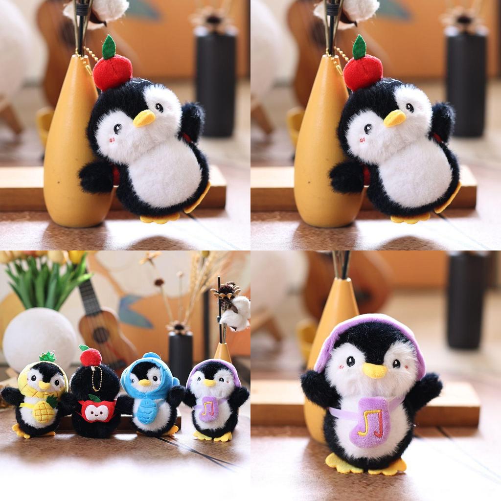 Cute Penguin Plush Keychain With Pp Cotton Filling For Bag Decor And Gift Ideas
