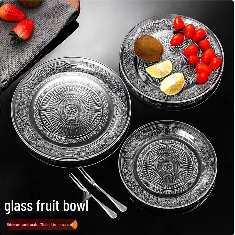 SIFAR European Style Glass Fruit Plate
