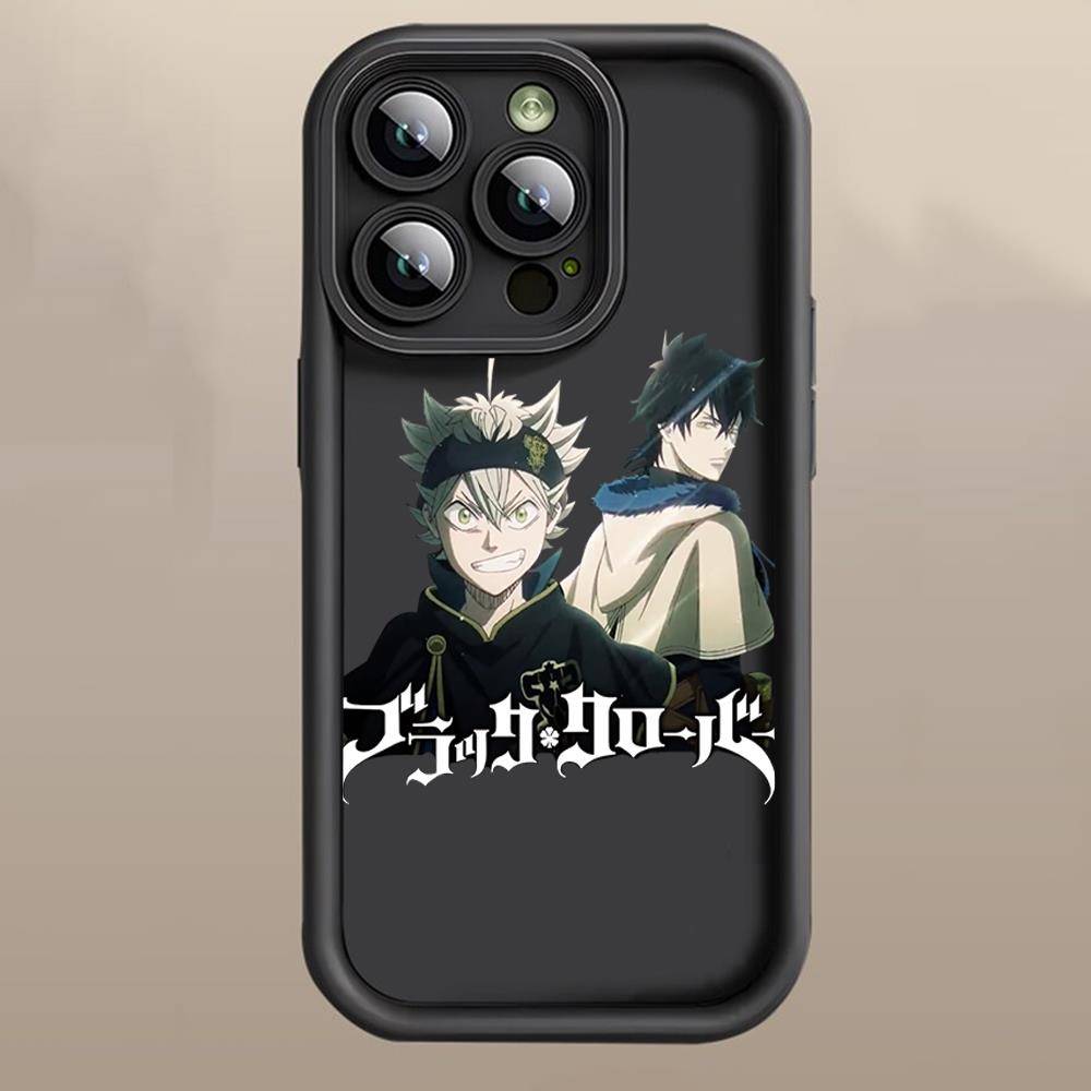 D-54 Black Clover  Case for iPhone 15 14 13 12 8 Plus Samsung S24 S23 Ultra A04S A05S Huawei P40 P50 P60 Nova 11 Pro Max OPPO A17K Reno 10