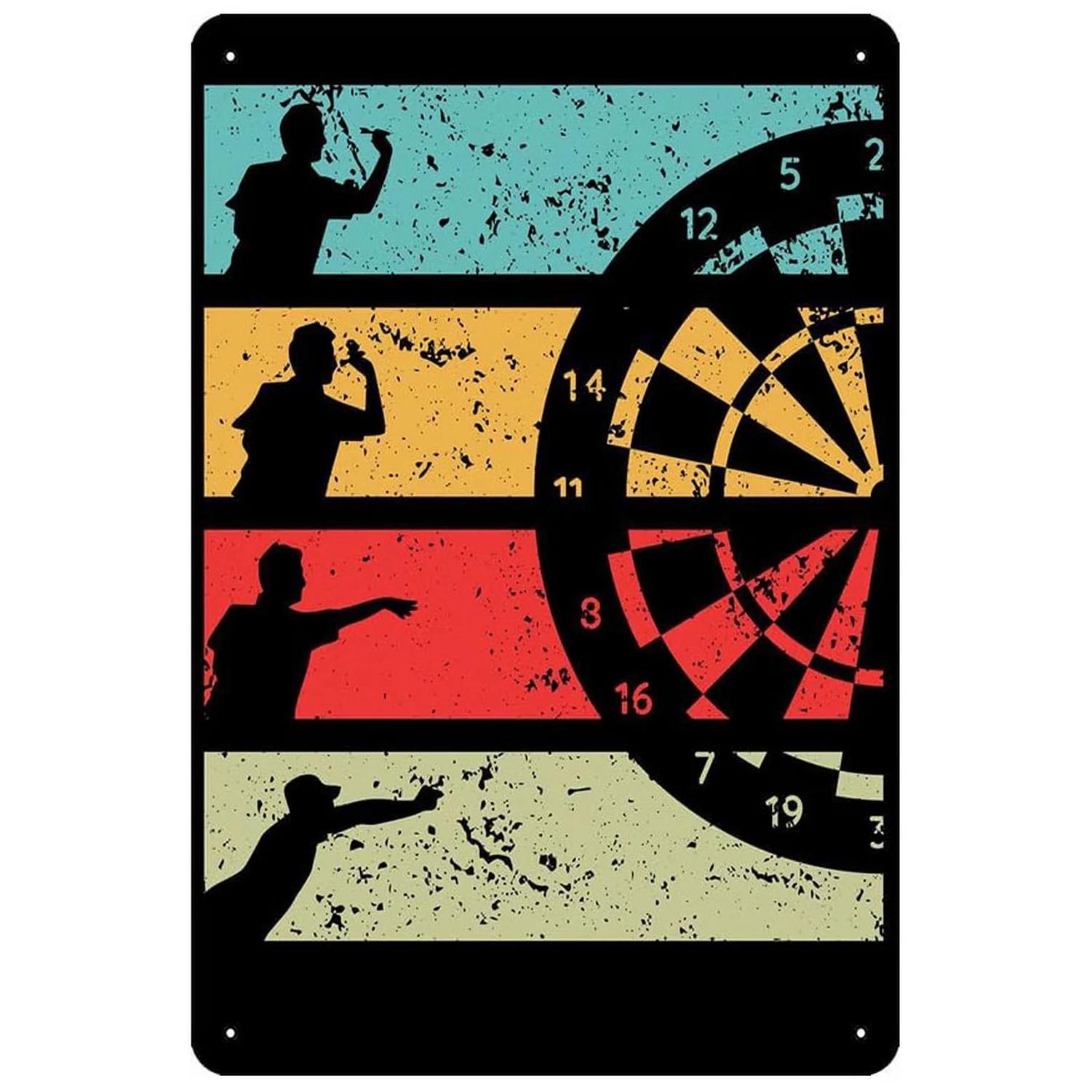 

Нет пива нет дартс металлический знак только совет плакат табличка старинная железная картина украшение для Man Cave Cafe игровая комната клуб бар 20x30cm