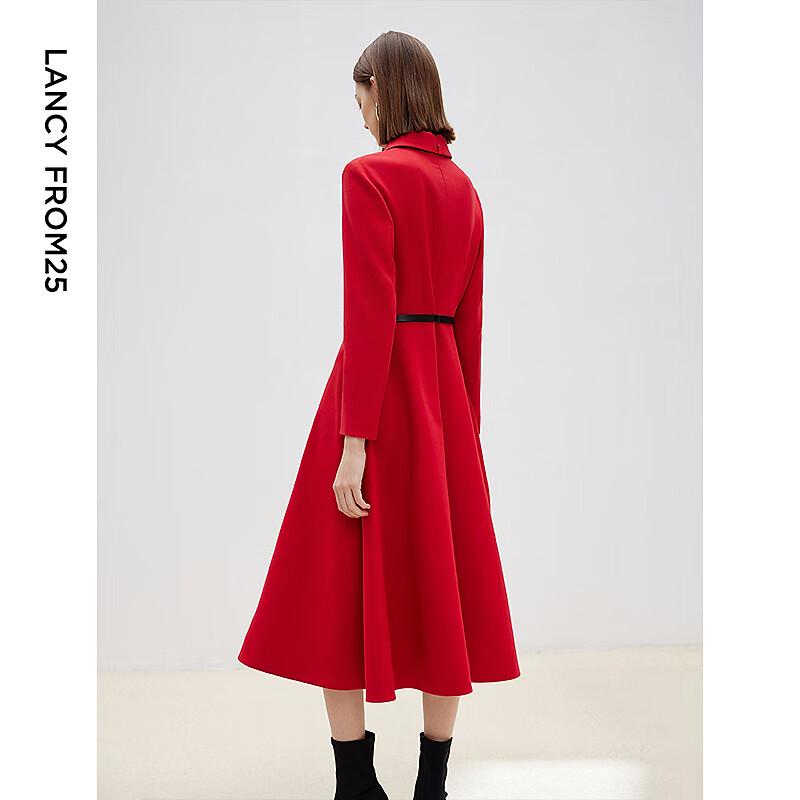 LANCY Vintage Hepburn A-line Long Sleeve Dress