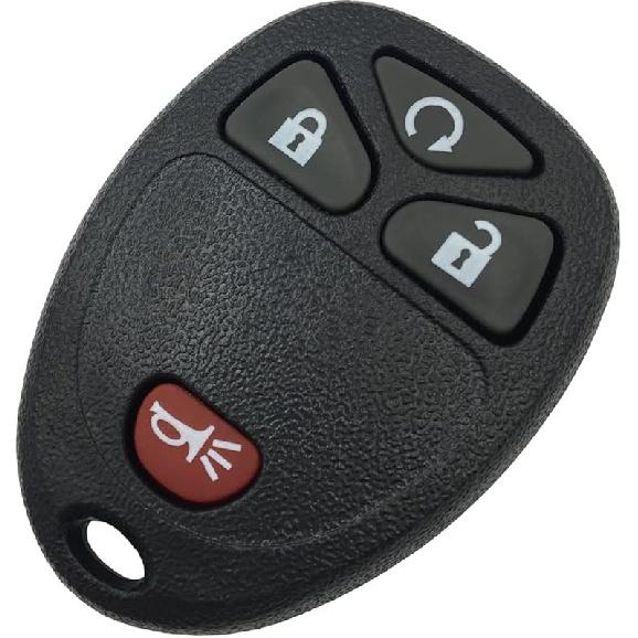 Keyless Entry Remote Control Key Fob Shell Case Replacement Fit for Chevy Suburban Tahoe Traverse GMC Pontiac Saturn Suzuki Cadillac Buick (6