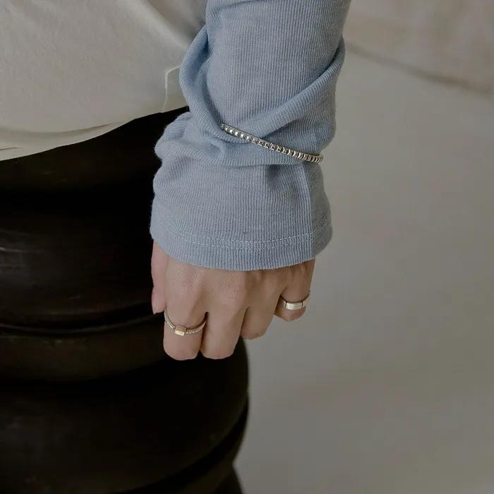 Silver925 Narrow Bangle #SB307