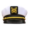 Fashion Embroidered Hat Captain Cap Sailor Cap Cap Adult Hat Navy Hat for Fancy Dress Unisex Polyester Cap for Outdoor Travel Yoga