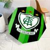Green Shield Emblem Design Printed Automatic Umbrella, 8-Frame for Travel, camping, Casual Umbrella, Essential Gift for  for family and friends