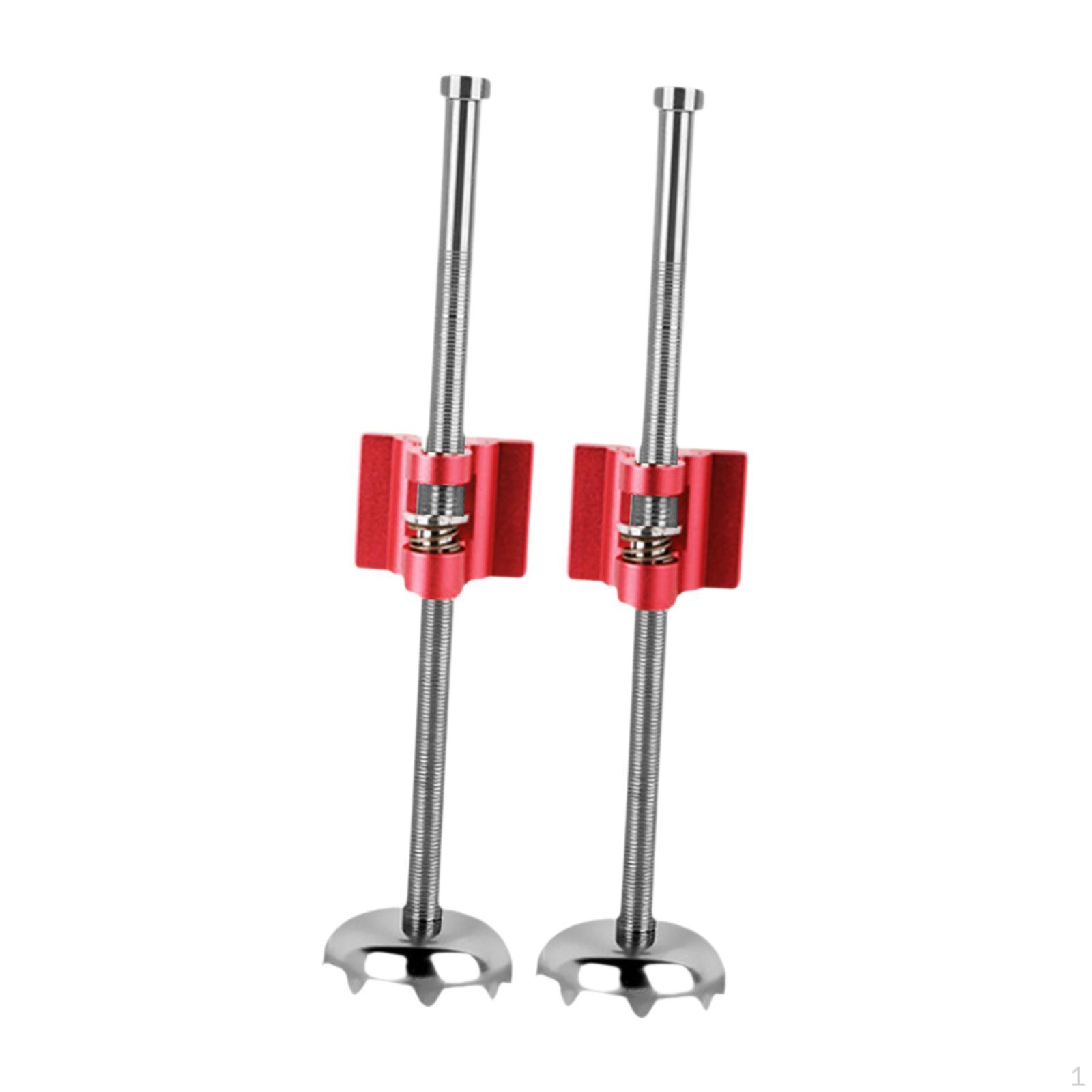 

2 шт. Опорные ножки для рыболовного ящика для снастей красный