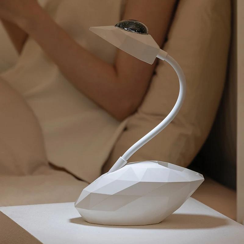 Swan LED Desk Lamp Projector Light Starry Sky Porjectors Lamp Decoration Bedroom Room Nebula LED Night Light Child Adult Gift