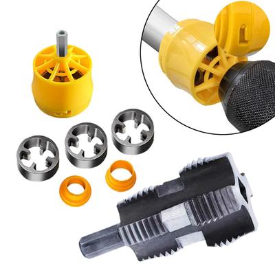 Kit filettatrice per tubi in PVC adattabile adatto per uso domestico e professionale