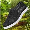Summer Breathable Men's Shoes, Classic Mesh Casual Shoes, Lightweight Sports Style Strapless Platform Shoesrm Shoes
