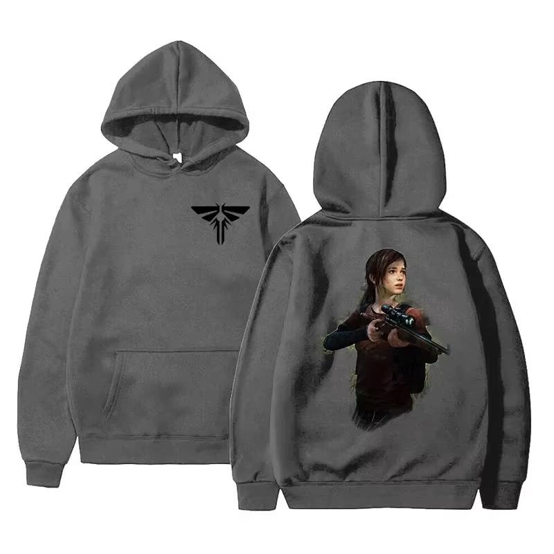 The Last of Us Part 2 Moletons Masculino Feminino Pulôver com Capuz Moletom Estudante Masculino Feminino Hip Hop Hoddie Moletons
