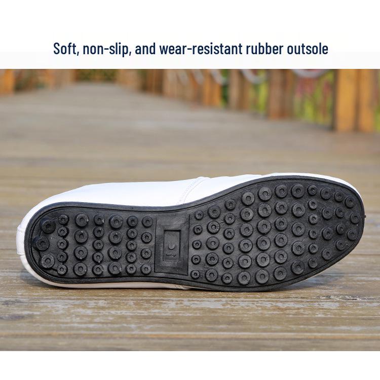 Men's Casual Leather Loafers - Spring & Autumn Trend, Korean Style