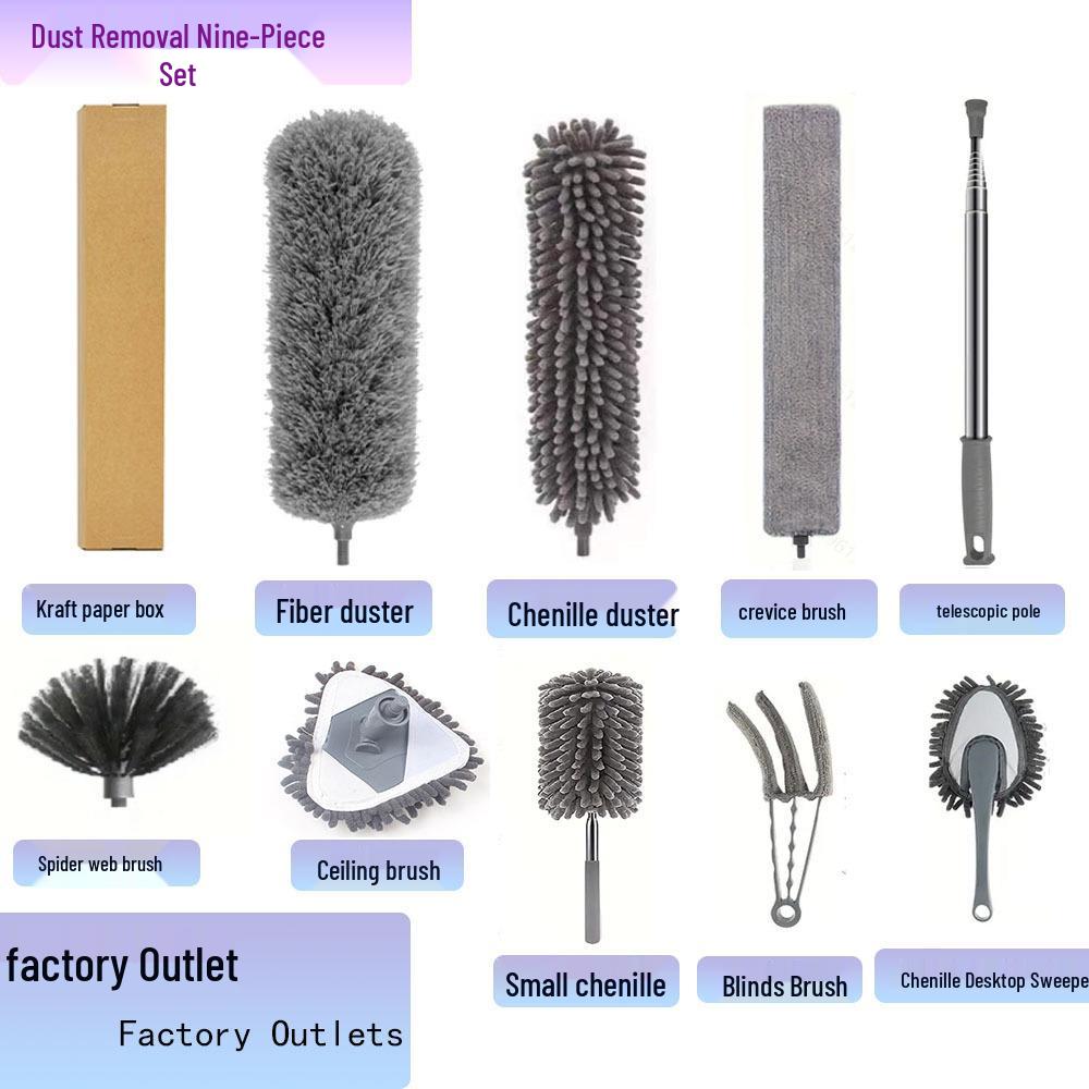 Retractable Super Long Feather Duster for Home and Car Cleaning