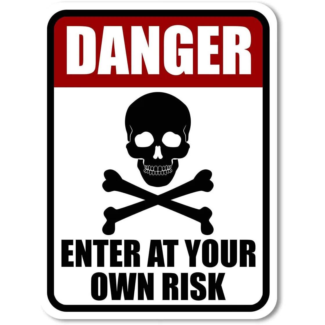 

1 шт. Металлическая табличка с предупреждением об опасности Не входить Винтажная живопись Декорация для гаража сада кафе клуба бара 8×12 дюймов 20x30cm