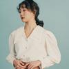 Prin J Double Collar Tuck Blouse