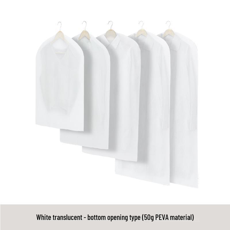 

Шуми ПВХ Толстый Полупрозрачный Чехол для Костюма от Пыли - Защитный Чехол для Одежды 60x90