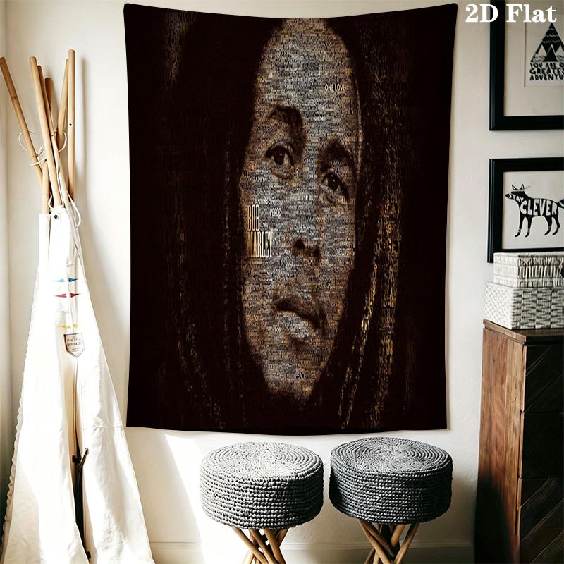Bob Marley Legend Reggae Tapestry Background Cloth Fashion Print Background Wall Hanging Cloth Background Cloth Work Of Art