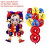 Amazing Digitaled Birthday Party Decoration Circus Tableware Balloon Cake Decor for Kids Baby Shower Party Supplies Photo Props