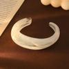 Bohemian Irregular Wide Bracelet Europe American Style Retro Hand Ring Acrylic Open Bangle  Gift