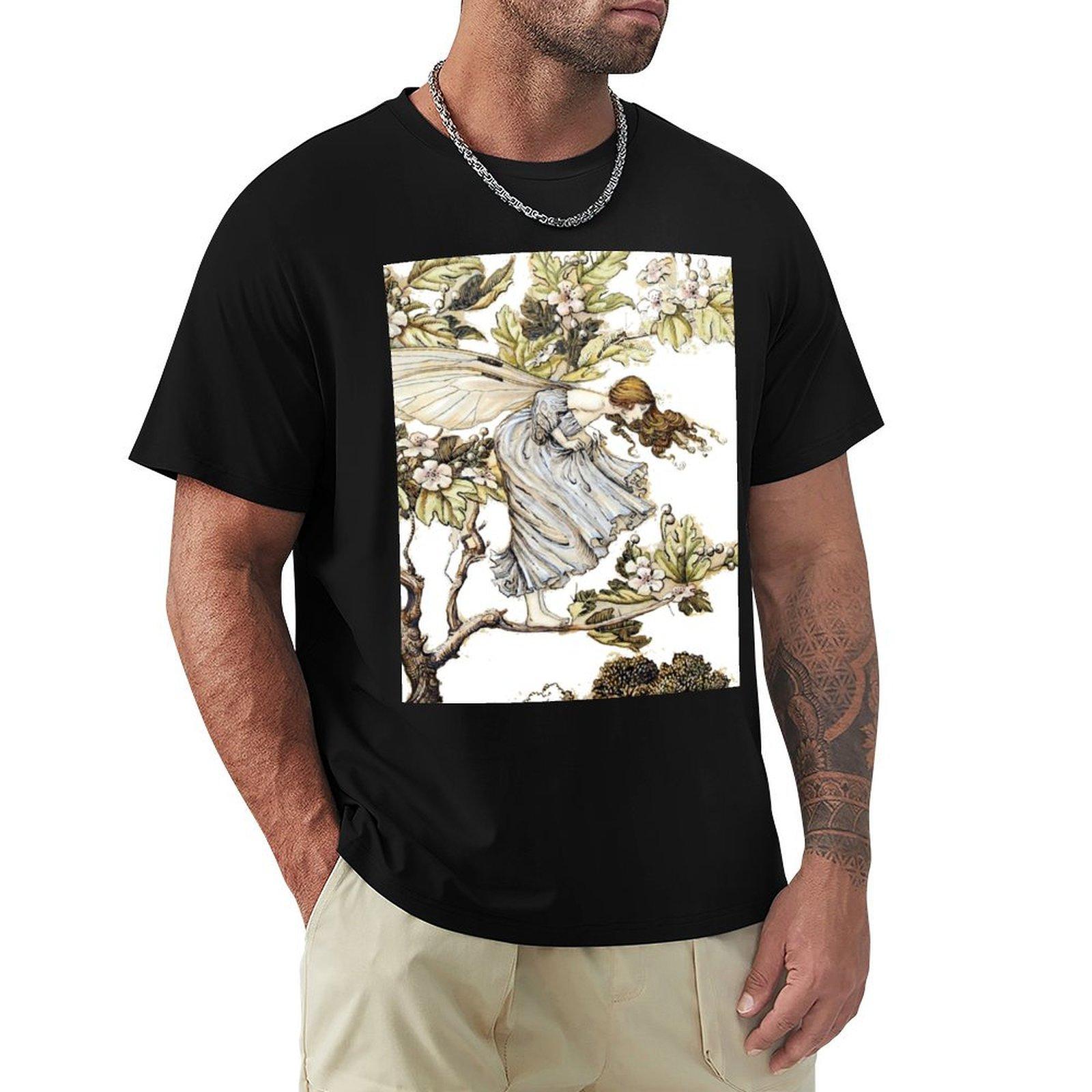 

Arthur Rackhams fairies TShirt cotton man tshirts hippie clothes clothes for men 4XL