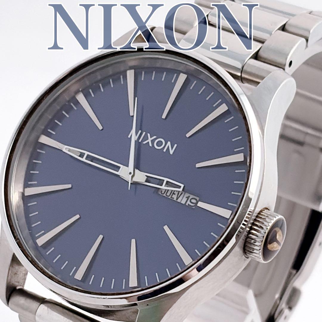 Used NIXON THE SENTRY SS Sentry Navy working item