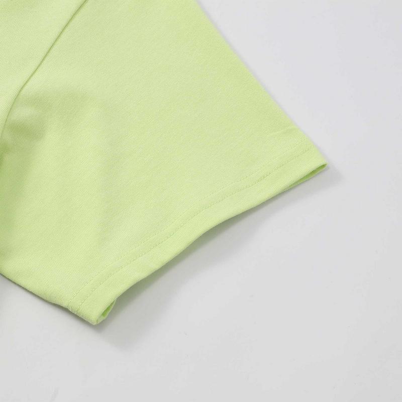 Puma Dámské módní prodyšné tričko s krátkým rukávem a kulatým výstřihem, zelené 628765-35