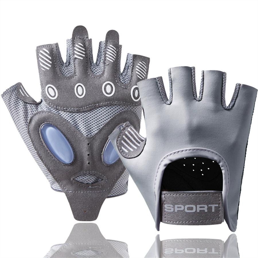 Breathable Half Finger Cycling Gloves, Anti-Slip Shockproof Gloves for Gym & Outdoor Sports