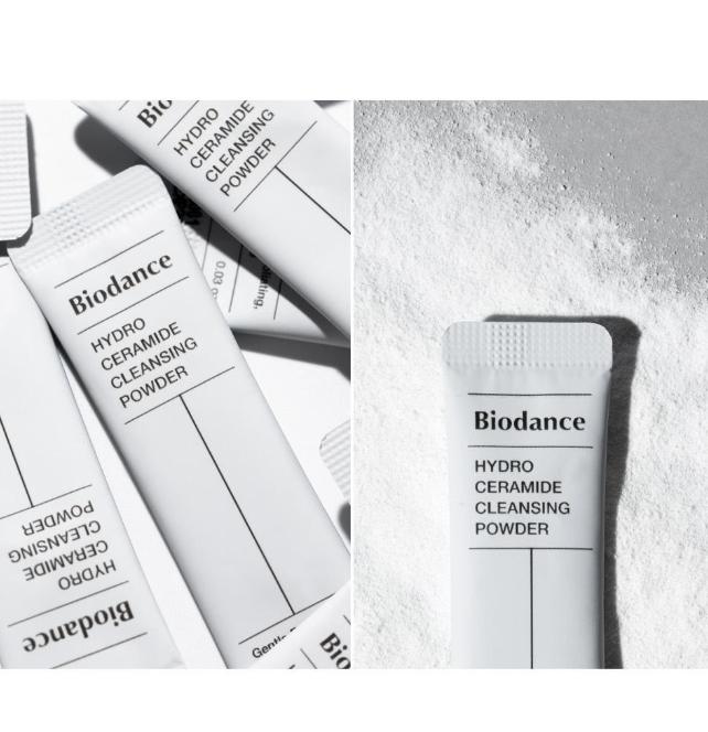 Biodance Hydro Ceramide Reinigungspuder 30 Stk. – Sanfter Pulver-zu-Schaum Reiniger