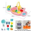 Non-Toxic Children'S Play Kitchen Toys Water Pretend Play House Kids Can Drain Wash Basin Sink Kids Kitchen Set Toy For Children Gifts