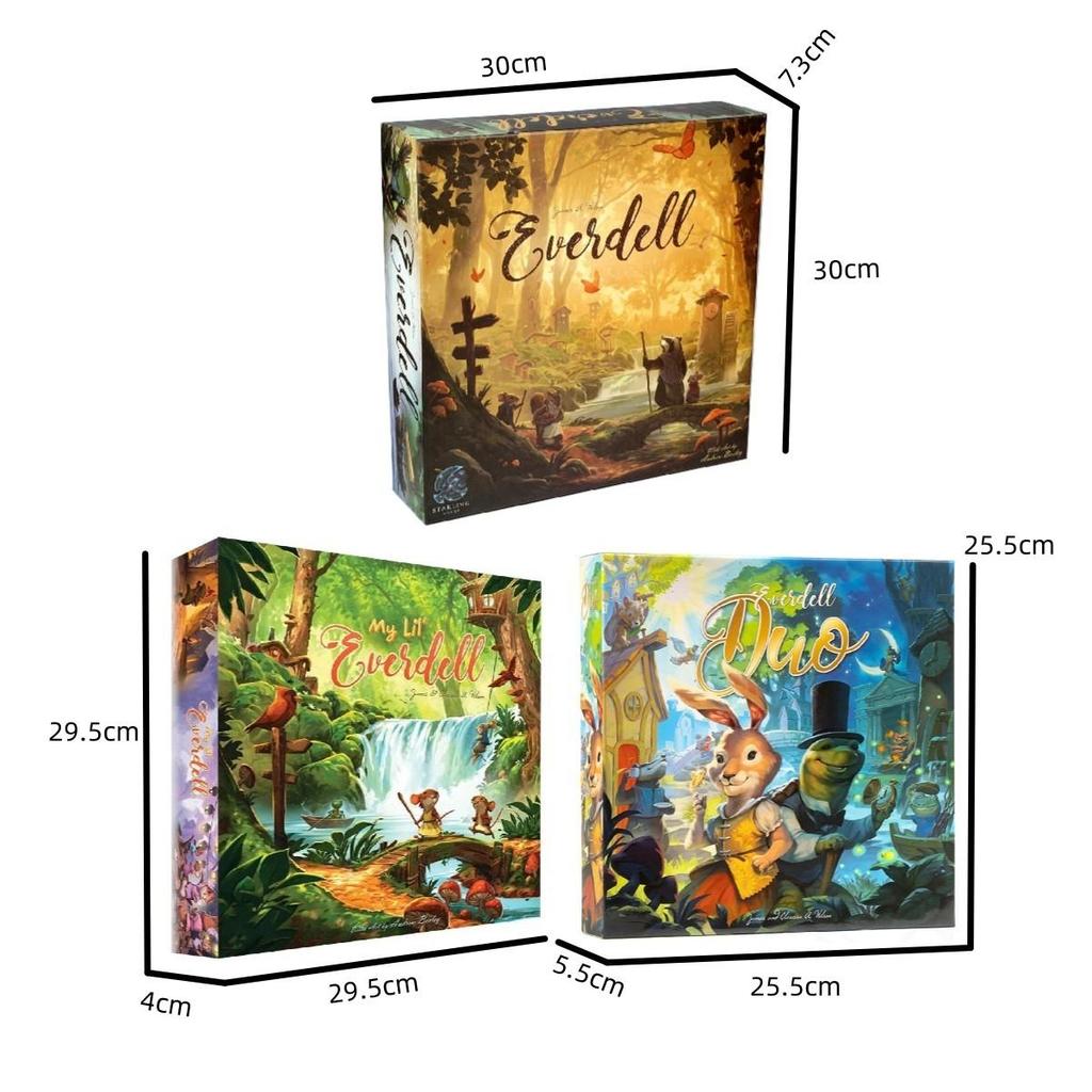 Everdell Strategy Board Game Forest City-Building Card Drafting Family Game 1-4 Players