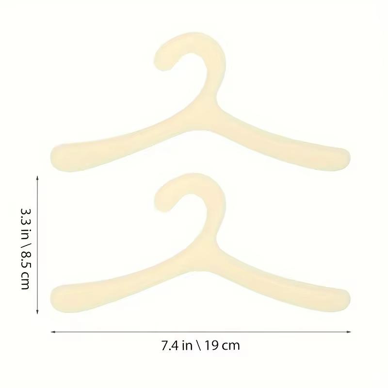 Pet Clothing Hangers Plastic Pet Hangers Suitable For Puppies And Kittens Clothing 19 X 9 X 0.2 Cm Hanging Plastic Clothes Rack