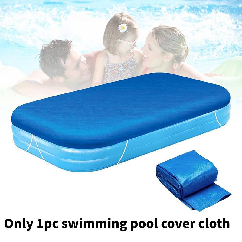 Pvc Pool Cover For Swimming Pools Waterproof Dustproof Rectangular For Home Use 295x220cm