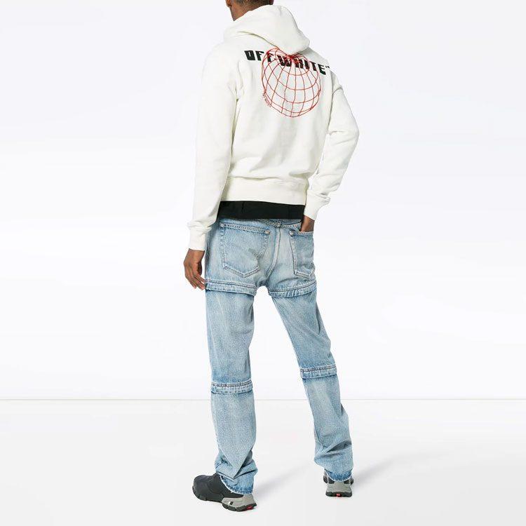 OFF WHITE FW20 Sweatshirt Men's White OMBB034E181920260120