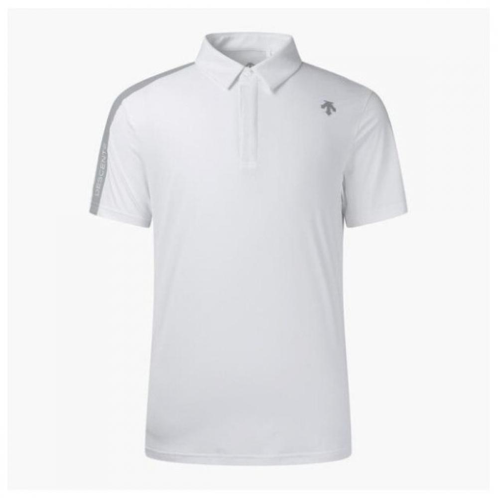 

DeScent Golf DeScent Golf DeScent Golf DeScent Golf Футболка с коротким рукавом Kqf Do32mftS72 Bwtg Мужская S-образная наплечная White series/115