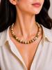 8mm Natural Picture Jasper Gemstone Round Beads Pretty Necklace 17-20" Handmade Beads Chain Choker For Her 8BN-37