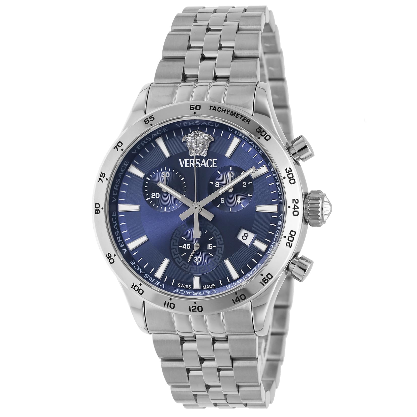 

Casual Watch Helenium VECFA0124 Silver [Versace] Men s [Item] синій